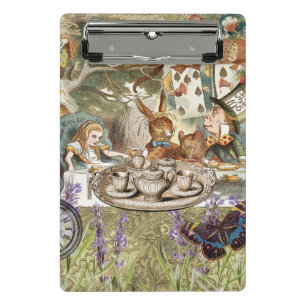 Alice Adventures in Wonderland Mad Tea Party Mini Clipboard