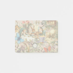 Alice Adventures in Wonderland Tea Party Art Post-it Notes