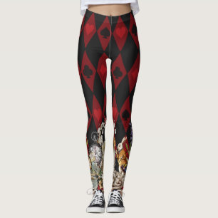 Alice Adventures with Wonderland Mad Cheshire Cat Leggings