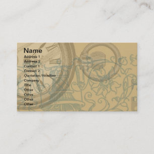 Alice Adventures Wonderland Flamingo Classic Business Card