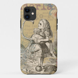 Alice Adventures Wonderland Flamingo Classic iPhone 11 Case