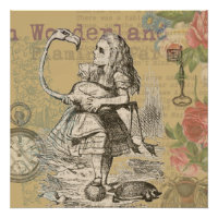 Alice Adventures Wonderland Flamingo Classic
