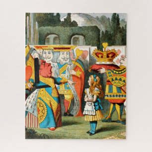 Alice Adventures Wonderland Queen of Hearts Jigsaw Puzzle