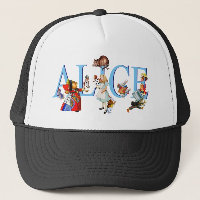 ALICE AND HER FRIENDS IN WONDERLAND TRUCKER HAT (Front)