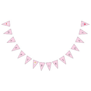 Alice and Her Tea Party Bunting