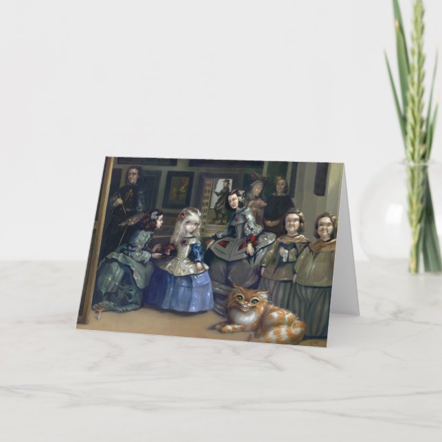 "Alice and Las Meninas" Greeting Card (Front)