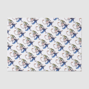 Alice and Pink Flamingo Tissue Paper