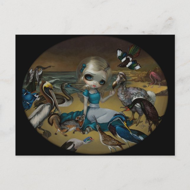 "Alice and the Audubon Birds" Postcard (Front)
