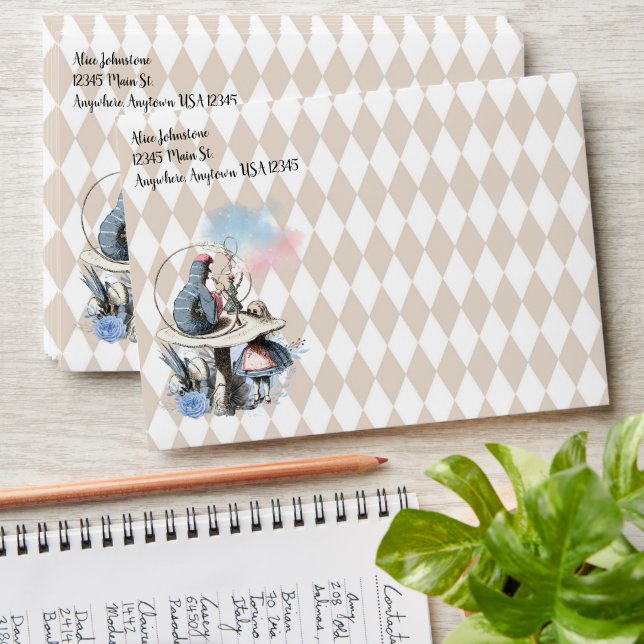 Alice and the Caterpillar Envelope (Stacked)