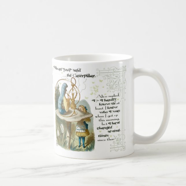 Alice And The Caterpillar Gift Mug - Teniel (Right)