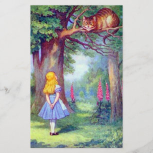 Alice and the Cheshire Cat Full Colour