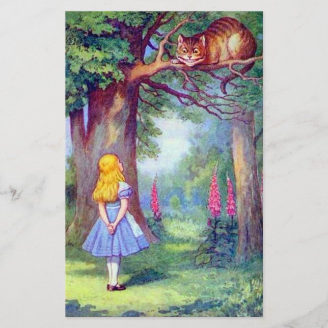 Alice and the Cheshire Cat Full Colour (Front)
