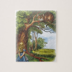 Alice and the Cheshire Cat Jigsaw Puzzle