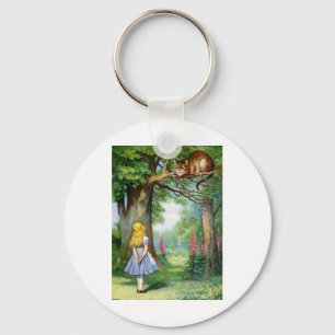 ALICE AND THE CHESHIRE CAT KEY RING