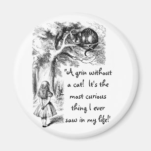 Alice and the Cheshire Cat Magnet