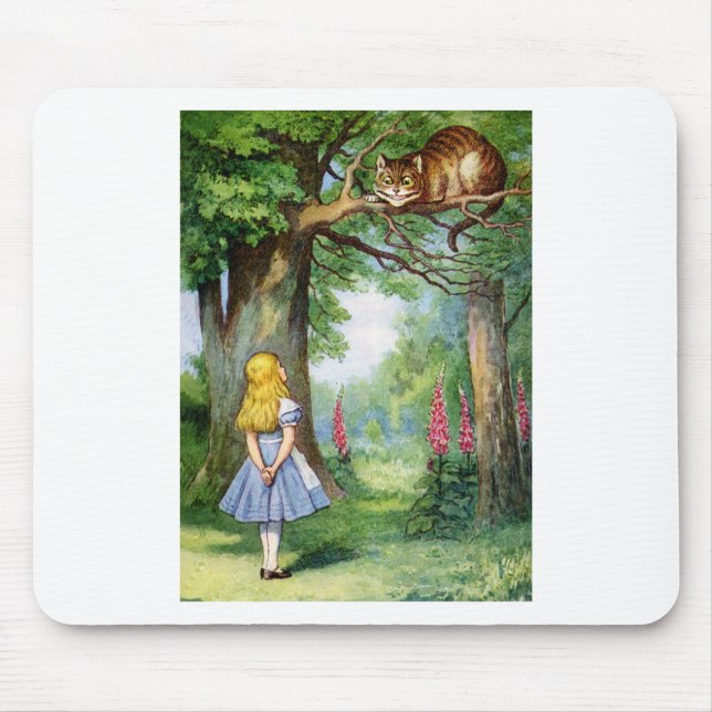 ALICE AND THE CHESHIRE CAT MOUSE MAT (Front)