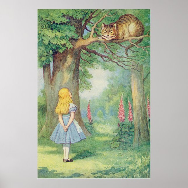 Alice and the Cheshire Cat Poster (Front)