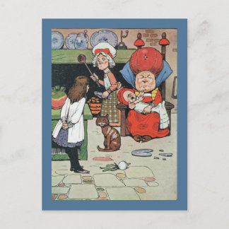 Alice and The Cook Postcard