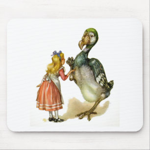 Alice and the Dodo Bird Mouse Mat