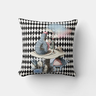 Alice and the Hookah Smoking Caterpillar Throw Pil Cushion