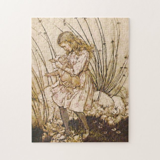 Alice and the Pig Baby 1 Jigsaw Puzzle (Vertical)