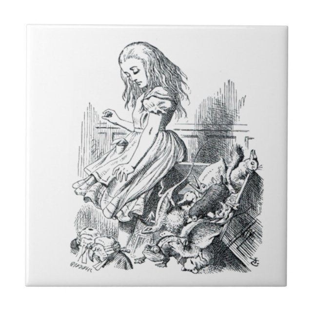 Alice and the Squirrels Tile (Front)