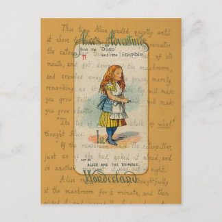 Alice and the Thimble Postcard