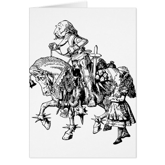 Alice and the White Knight (Front)