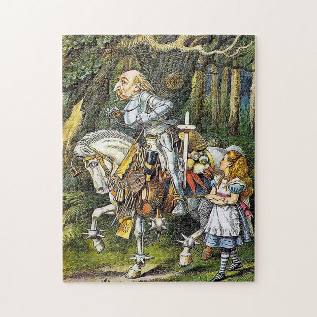 Alice and the White Knight Jigsaw Puzzle (Vertical)