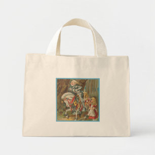Alice and the White Knight Mini Tote Bag