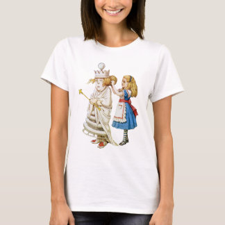 Alice and the White Queen in Wonderland T-Shirt