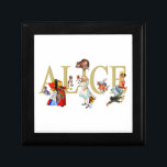 Alice and Wonderland and Friends Gift Box<br><div class="desc">Alice and Wonderland and Friends,  including the Mad Hatter,  the Queen of Hearts,  the Caterpillar,  the White Rabbit,  the Duchess and the Cardmen.</div>