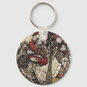 Alice and Wonderland - Arthur Rackham Key Ring