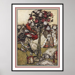 Alice and Wonderland - Arthur Rackham Poster