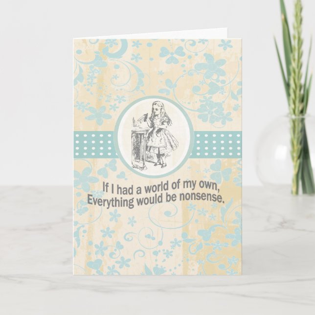 Alice and Wonderland Gifts Card (Front)