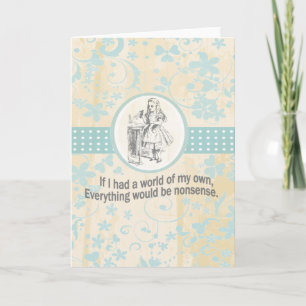 Alice and Wonderland Gifts Card