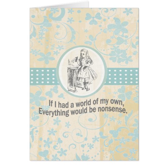 Alice and Wonderland Gifts Card