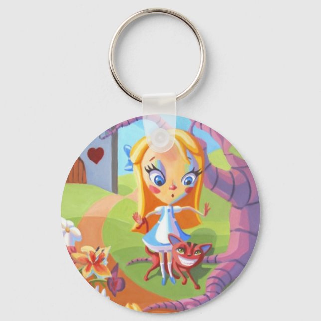 Alice and Wonderland Key Ring (Front)