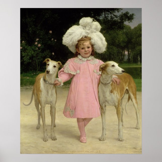 Alice Antoinette de la Mar, aged five Poster (Front)