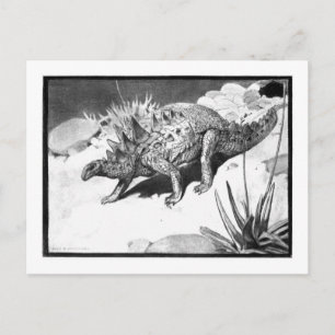 Alice B. Woodward: Polacanthus art postcard