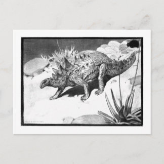 Alice B. Woodward: Polacanthus art postcard