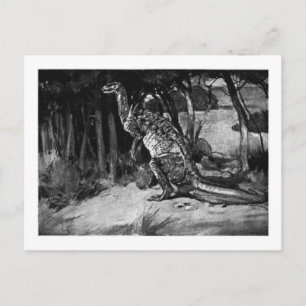 Alice B. Woodward: Scelidosaurus art postcard