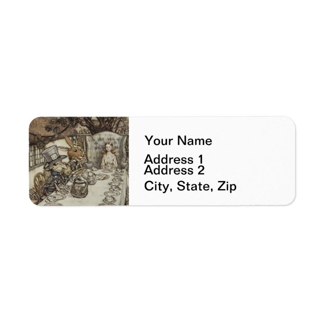 Alice Birthday Unbirthday Rabbit Hatter Party (Front)