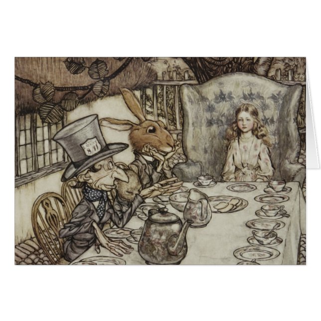 Alice Birthday Unbirthday Rabbit Hatter Party (Front Horizontal)