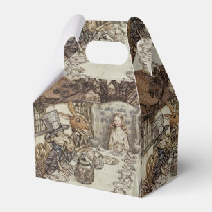 Alice Birthday Unbirthday Rabbit Hatter Party Favour Box