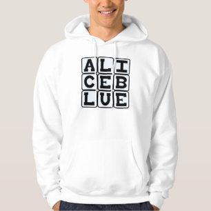 Alice Blue, Colour Hoodie