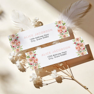 ALICE Blush Spring Summer Floral Return Address