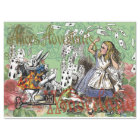 alice cards wonderland hatter rabbit