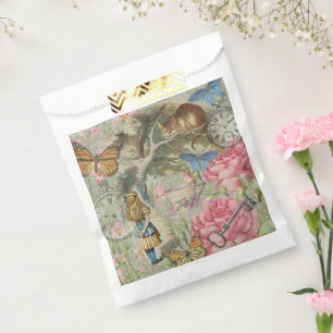 Alice Cheshire Cat Wonderland Tree Garden Favour Bags