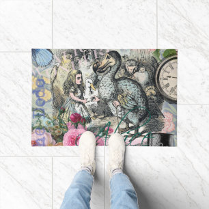 Alice Classic Wonderland Dodo Tenniel Art Doormat